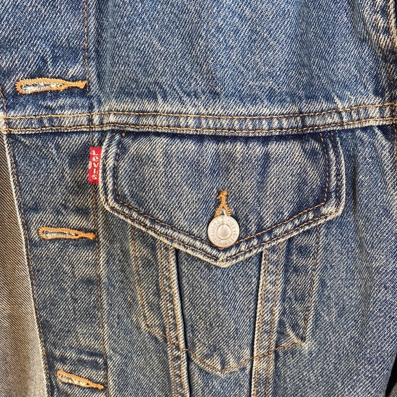 Levi’s Strauss denim Jacket blue jeans size medium - Picture 3 of 7